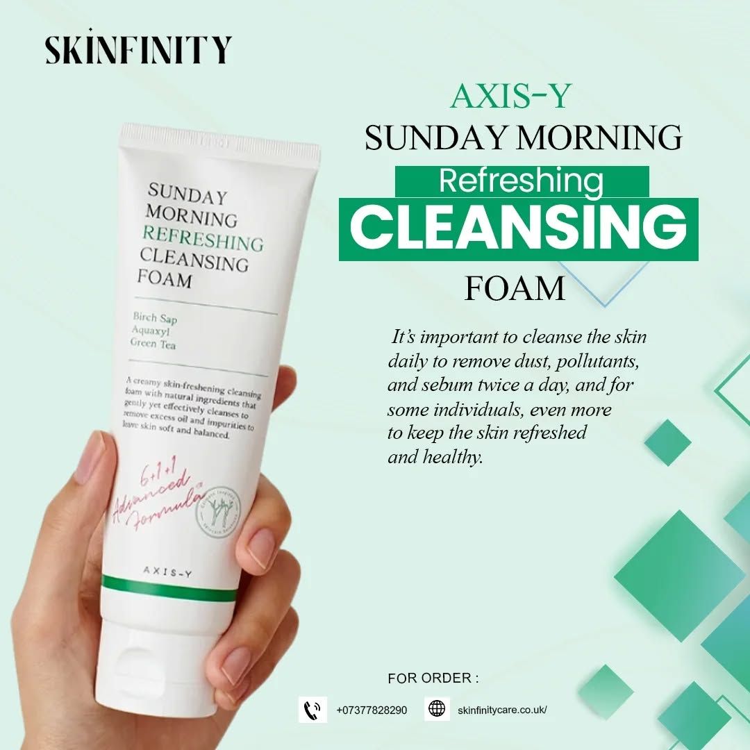 Axis Y Sunday morning Refreshing Cleansing Foam 120 ml