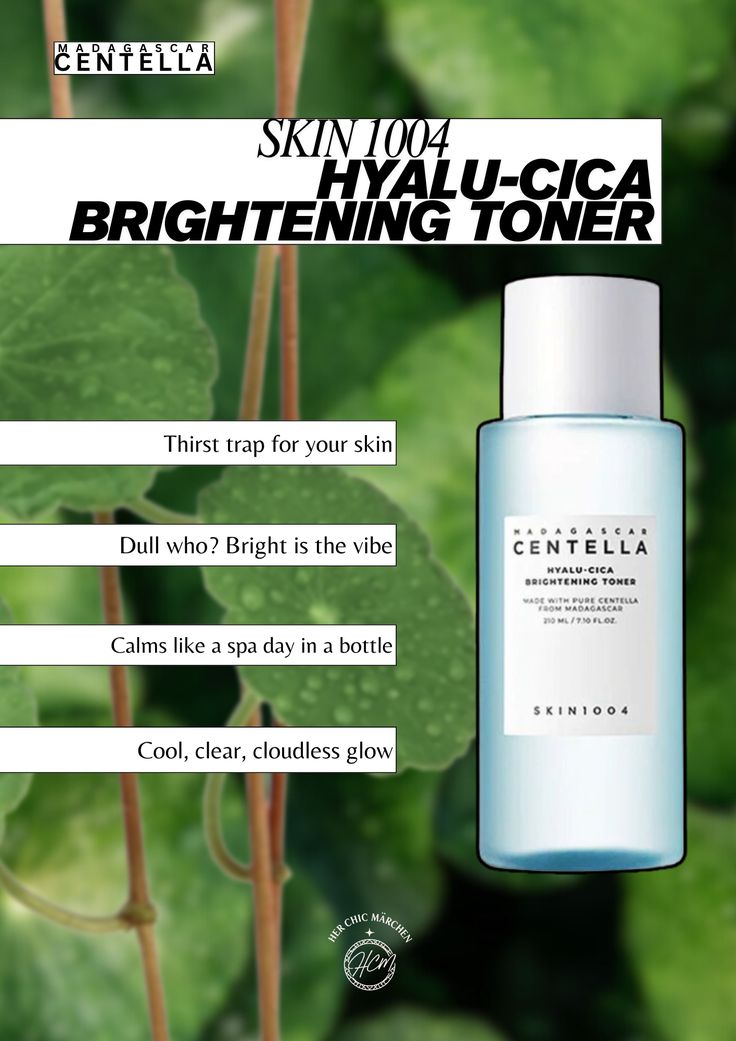 Skin 1004 Centella Hyalu-Cica Brightening TONER 210 ML
