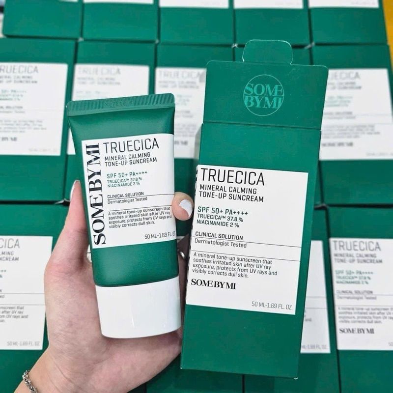 SOME BY MI truecica mineral calming tone up suncream spf50+pa++++ 50ml