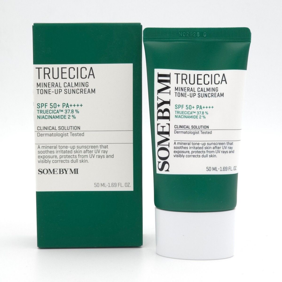 SOME BY MI truecica mineral calming tone up suncream spf50+pa++++ 50ml