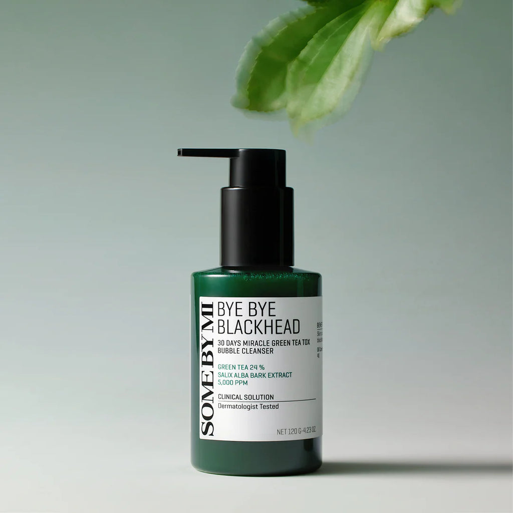 Some By Mi Bye Bye Blackhead 30 Days Miracle Green Tea tox Bubble Cleanser 120 g