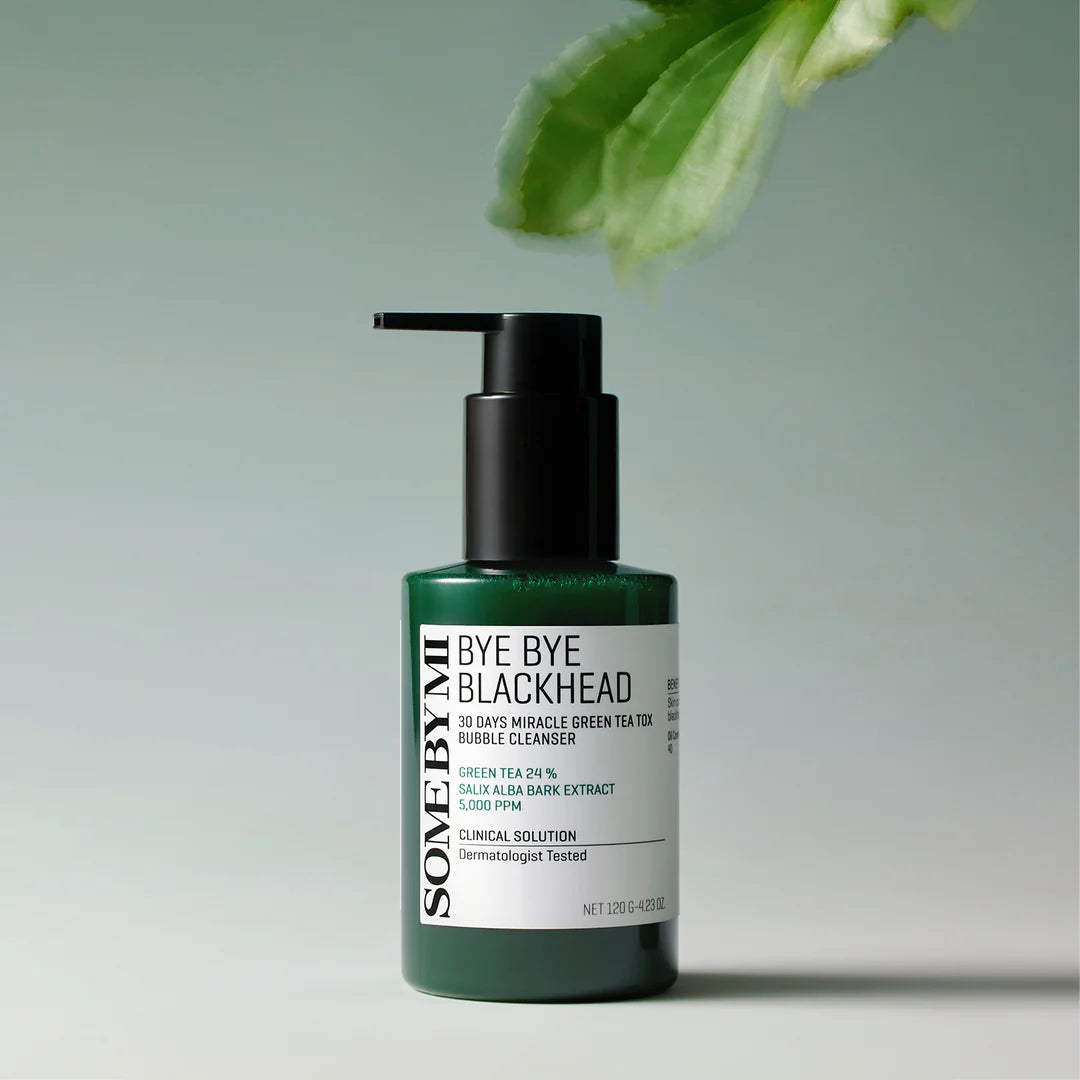 Some By Mi Bye Bye Blackhead 30 Days Miracle Green Tea tox Bubble Cleanser 120 g