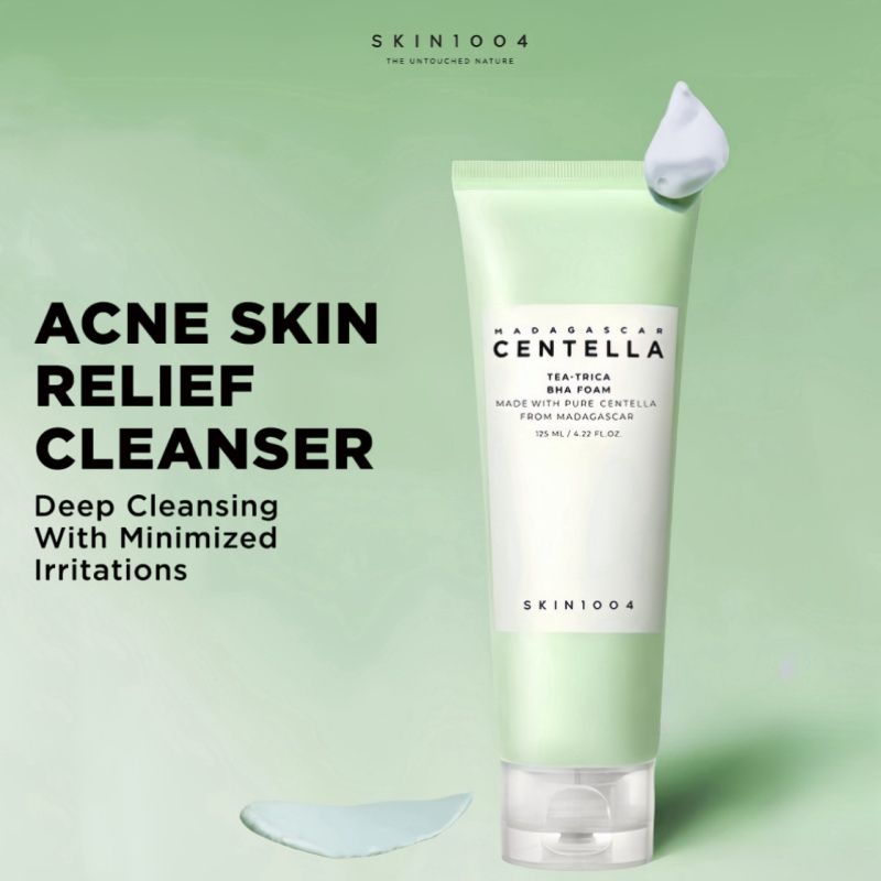 SKIN 1004 Madagascar Centella Tea Trica BHA Foam 125ml