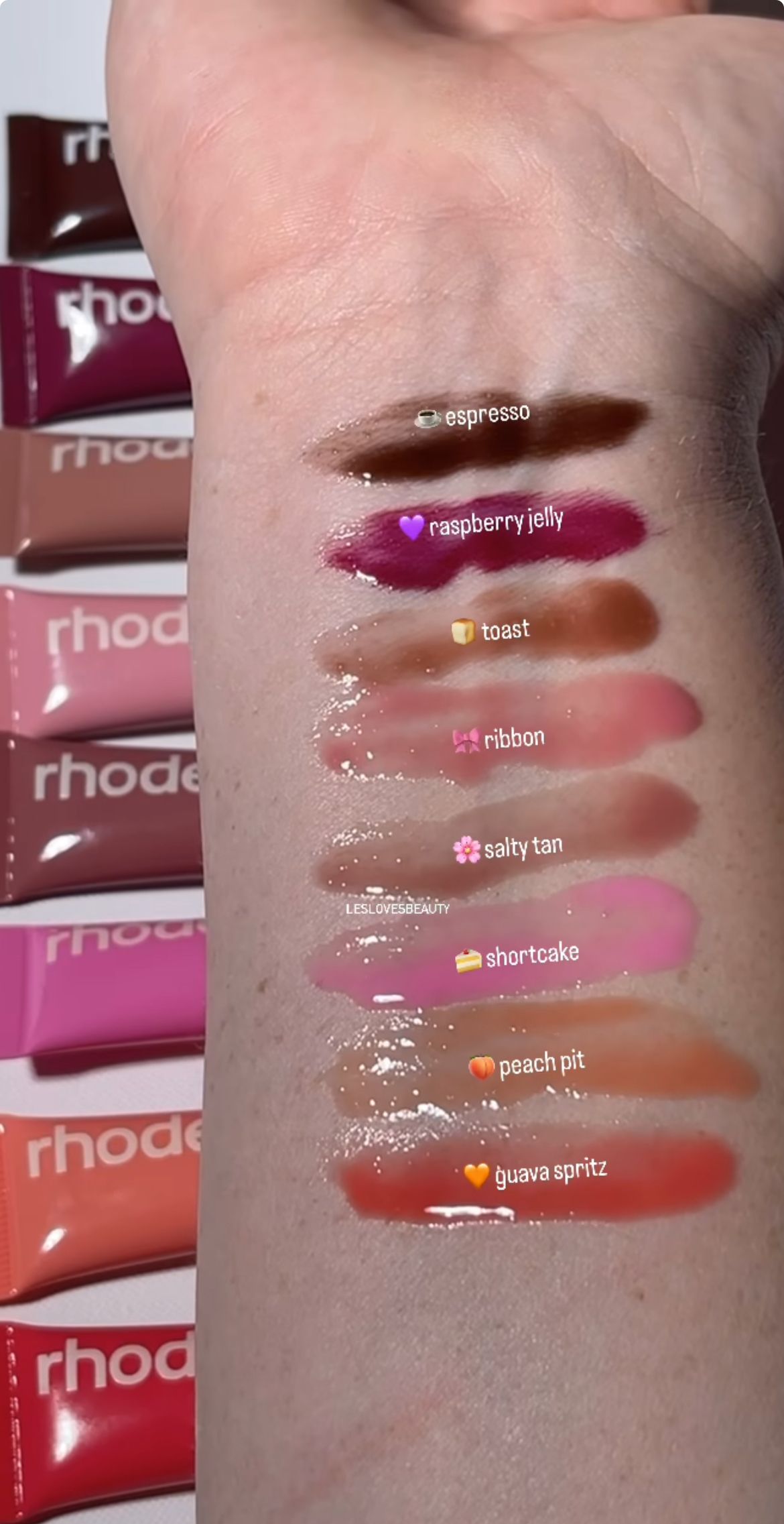 RHODE_ Peptide Liptints All Shades (Pack of 8)