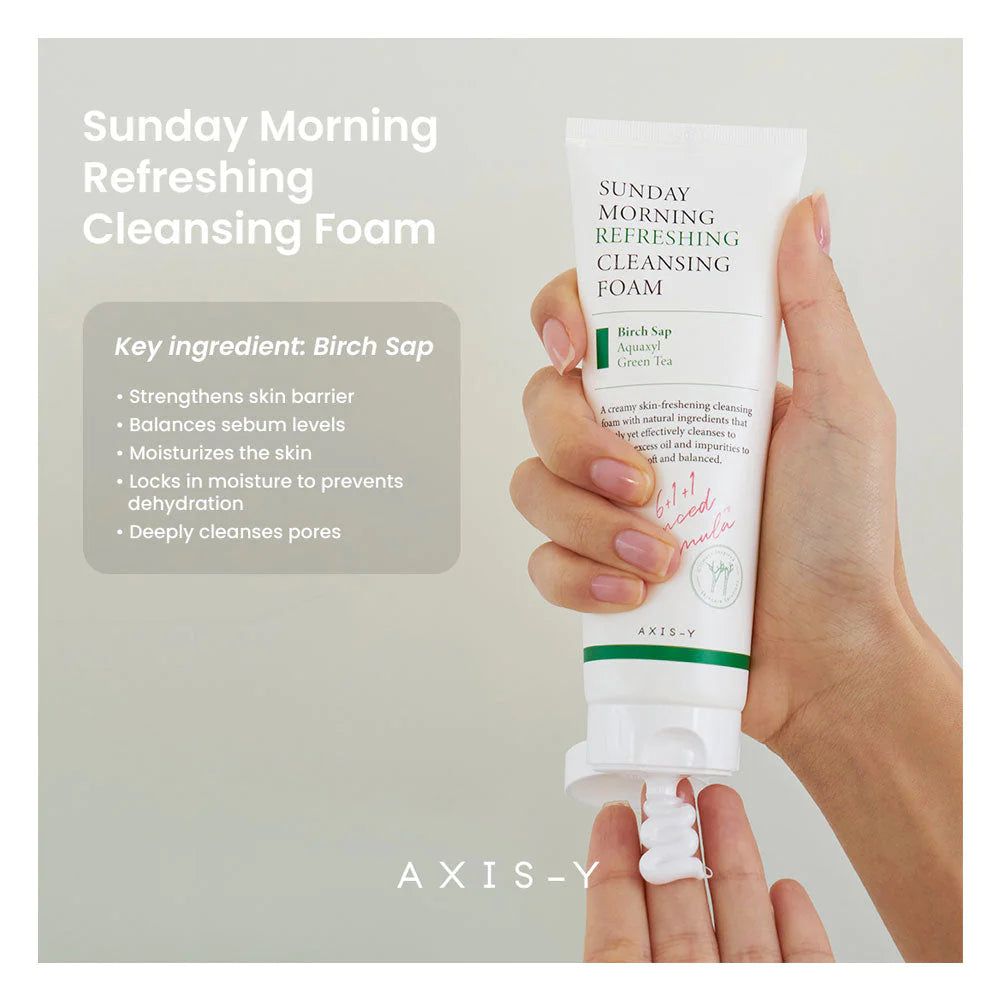 Axis Y Sunday morning Refreshing Cleansing Foam 120 ml